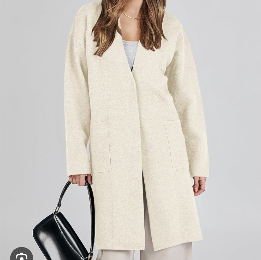 Prinbara Cardigan  Cream Large